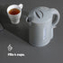 1L Travel Kettle - Grey