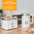 Sirius 2 Slice Toaster - White
