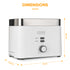 Sirius 2 Slice Toaster - White