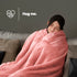 Single Fleece Blanket - Blush