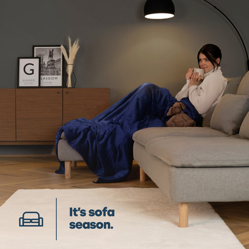 Single Fleece Blanket - Midnight