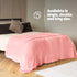 Double Fleece Blanket - Blush