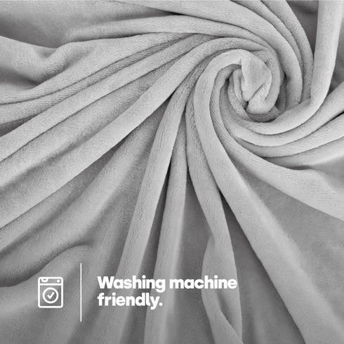 Double Fleece Blanket - Misty Grey