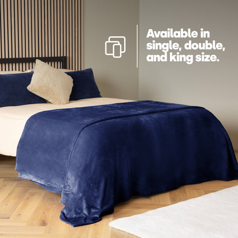 King Fleece Blanket - Midnight
