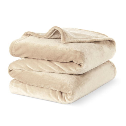 King Fleece Blanket - Champagne