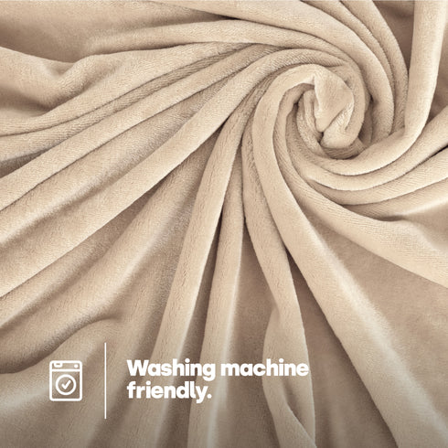 King Fleece Blanket - Champagne