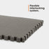 Interlocking Gym Mat - Corrugated Grey