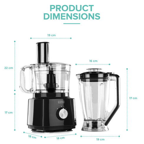 Food Processor & Blender - Black