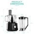 Food Processor & Blender - Black