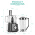 Food Processor & Blender - Grey