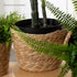 22cm Large Seagrass Plant Pots Set of 3