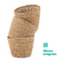 18cm Medium Seagrass Plant Pots Set of 3