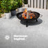 Iron Fire Pit Bowl - Black