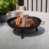 Iron Fire Pit Bowl - Black