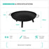 Iron Fire Pit Bowl - Black