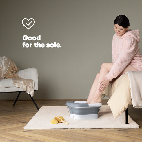 Foldaway Foot Spa - Grey