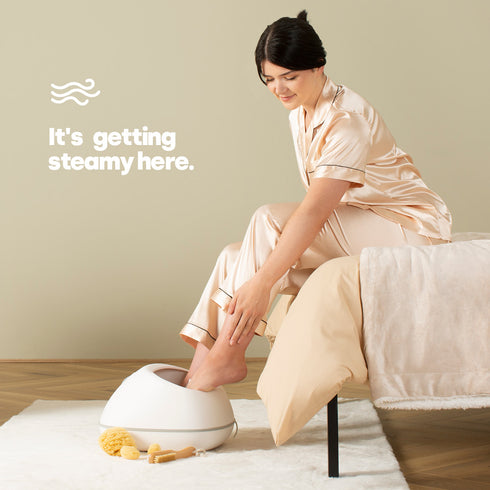 Deluxe Steam Foot Spa - Grey