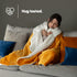 Single Sherpa Fleece Blanket - Ochre