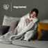 Single Sherpa Fleece Blanket - Misty Grey