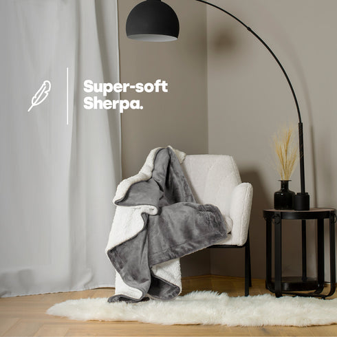 Single Sherpa Fleece Blanket - Urban Chic