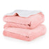 Double Sherpa Fleece Blanket - Blush
