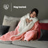 Double Sherpa Fleece Blanket - Blush