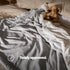 Double Sherpa Fleece Blanket - Misty Grey