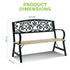 Cast Iron Victorian inspired Garden Bench