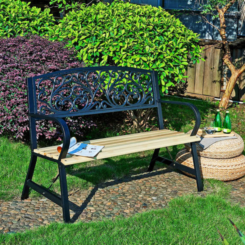Cast Iron Victorian inspired Garden Bench