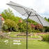 Tilting Parasol with Crank Lever - Grey