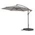 Cantilever Overhanging Parasol - Grey