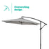 Cantilever Overhanging Parasol - Grey