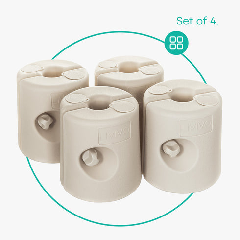 Gazebo Leg Weights Set of 4 - Beige