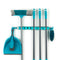 Wall Mounted Mop & Broom Holder - Turquoise