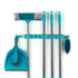 Wall Mounted Mop & Broom Holder - Turquoise