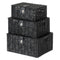 Hamper Baskets Set of 3 - Black