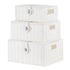 Hamper Baskets Set of 3 - White