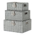 Hamper Baskets Set of 3 - Grey