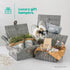 Hamper Baskets Set of 3 - Grey