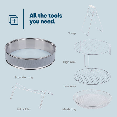 Deluxe 17L Halogen Oven - Grey