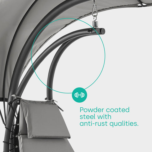 Bali Swing Sun Lounger - Grey