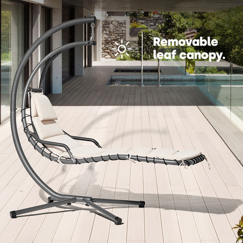 Bali Swing Sun Lounger - Beige