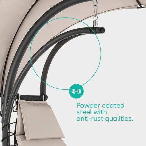 Bali Swing Sun Lounger - Beige