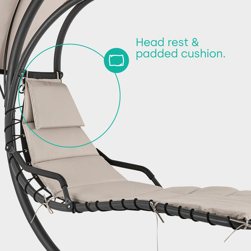 Bali Swing Sun Lounger - Beige