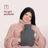 Handwarmer Hot Water Bottle - Grey Knit