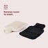 Handwarmer Hot Water Bottle - Black Knit