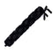 2L Long Hot Water Bottle with Black Pom-Pom Lattice Cover - Pain Relief & Comfort