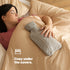 Cable Knit Hot Water Bottle - Grey