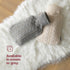 Cable Knit Hot Water Bottle - Cream