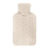 Cable Knit Hot Water Bottle - Cream